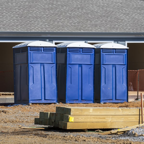 are there any restrictions on where i can place the portable restrooms during my rental period in Walker Louisiana